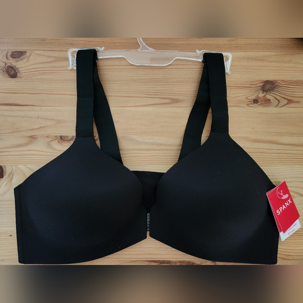 SPANX Classic Black Bra, Wireless, 38B